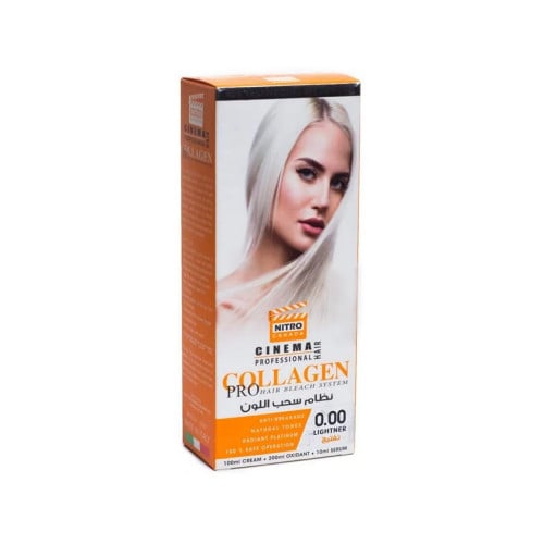 كولاجين برو صبغة شعر 0.00 نظام التفتيح وسحب اللون