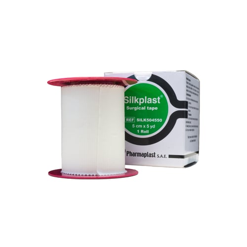 SILKPLAST ADHESIV SURGICAL TAPE 5CM*5YD | سيلكبلاس...