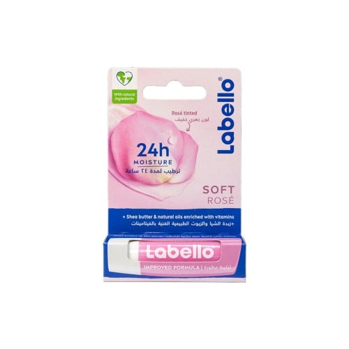 لابيلو مرطب للشفاه ورد ناعم 4.8 جم | LABELLO SOFT...