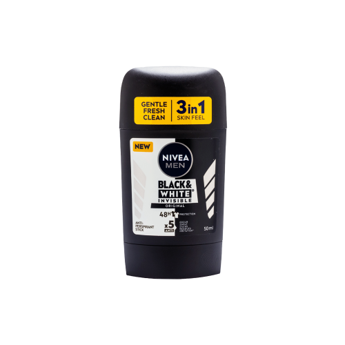 NIVEA STICK MEN B&W ORIGINAL 50 ML | نيفيا ستيك مز...