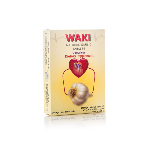 ويكي ثوم مركز طبيعي بدون رائحة 30 قرص | waki natur...