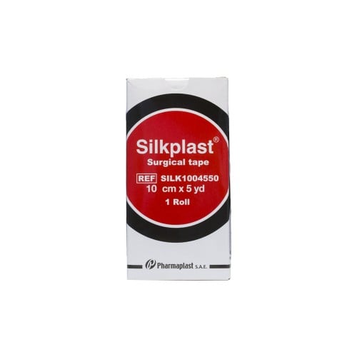 SILKPLAST ADHESIV SURGICAL TAPE 10CM*5YD | سيلكبلا...