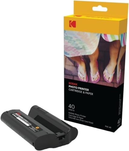 KODAK Dock Plus طابعة صور - خرطوشة وورق صور PHC-40...