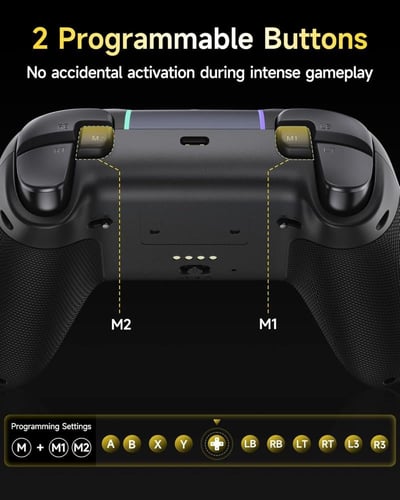 وحدة تحكم EasySMX X05 Pro اللاسلكية للكمبيوتر الشخ...