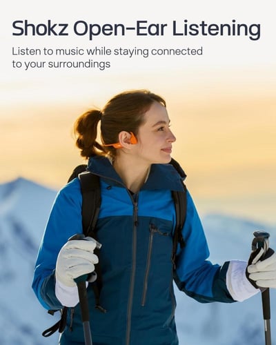 سماعة رأس رياضية SHOKZ OpenRun Pro 2، مفتوحة الأذن...