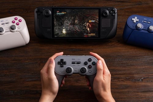 وحدة تحكم ألعاب بلوتوث 8BitDo Pro 3، متوافقة مع Sw...