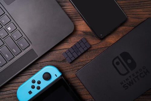 محول 8BitDo للتحكم في جهاز التبديل، محول لاسلكي US...