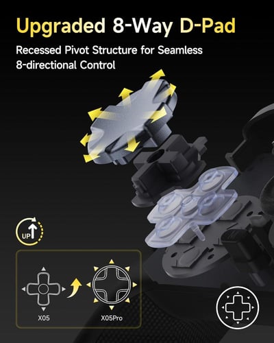 وحدة تحكم EasySMX X05 Pro اللاسلكية للكمبيوتر الشخ...