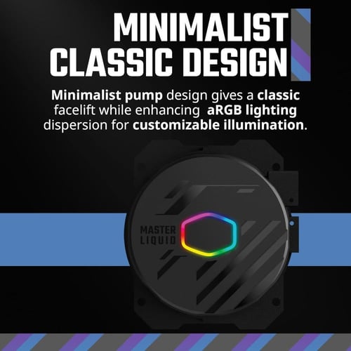 مبرد مائي MasterLiquid 360L Core ARGB لوحدة المعال...