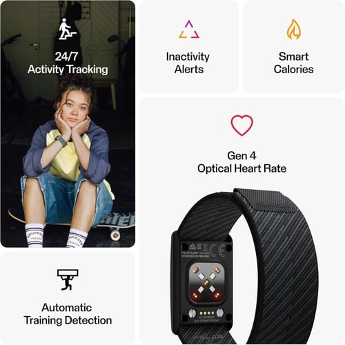 Polar Loop سوار ذكي قابل للارتداء للصحة واللياقة ا...