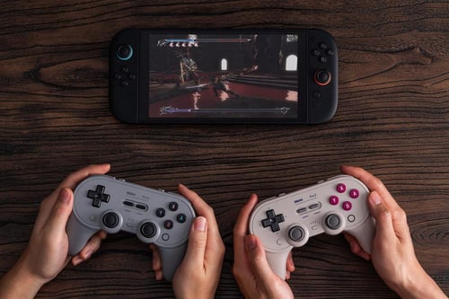 وحدة تحكم ألعاب بلوتوث 8BitDo Pro 3، متوافقة مع Sw...