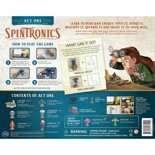 Spintronics Act One: بناء الدوائر الميكانيكية لحل...