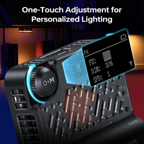 مصباح ليد ZHIYUN CINEPEER CM15 - صغير الحجم، 15 وا...