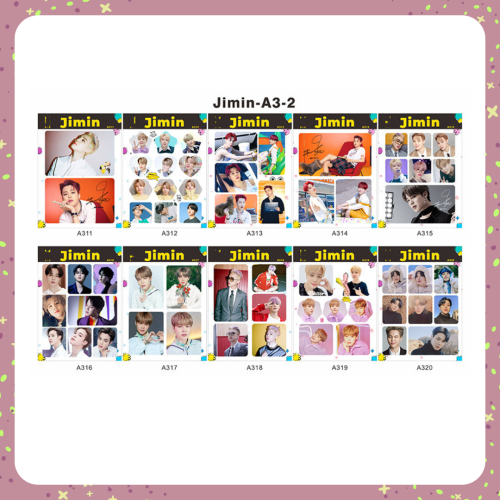 ستيكرات جيمين من بتس BTS Jimin Stickers