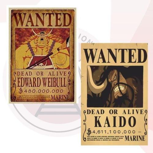 بوسترات ون بيس (WANTED) One Piece Posters