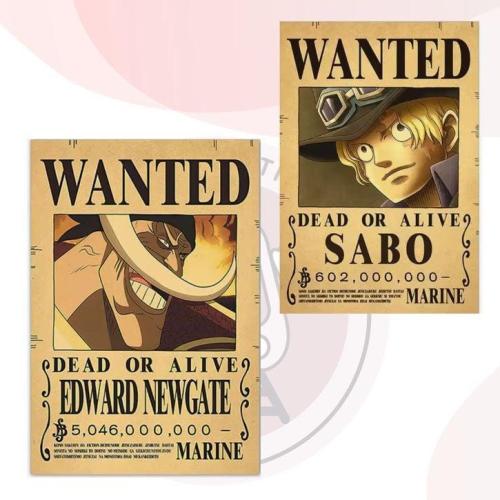بوسترات ون بيس (WANTED) One Piece Posters