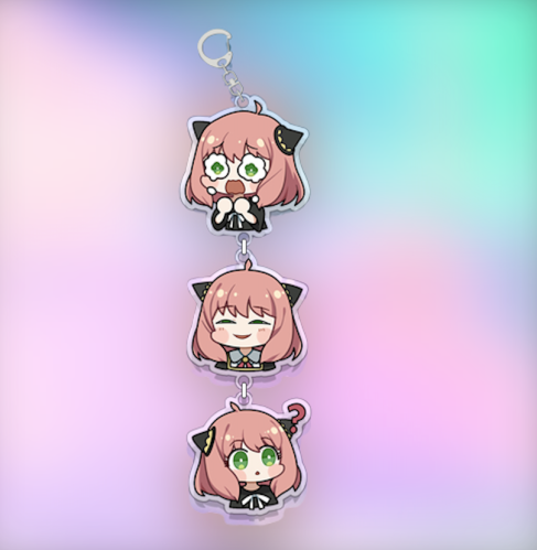 ميدالية سباي اكس فاميلي Spy x Family Keychain