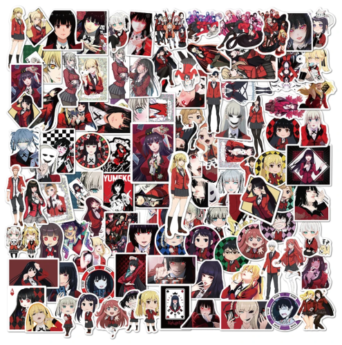 ستيكرات مدرسة المقامرة Kakegurui Stickers