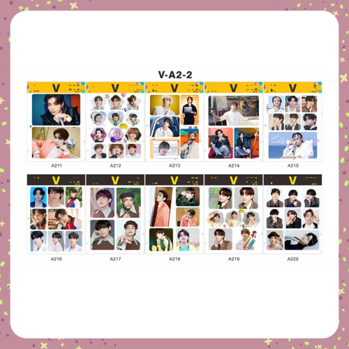 ستيكرات تاي من بتس BTS V Stickers