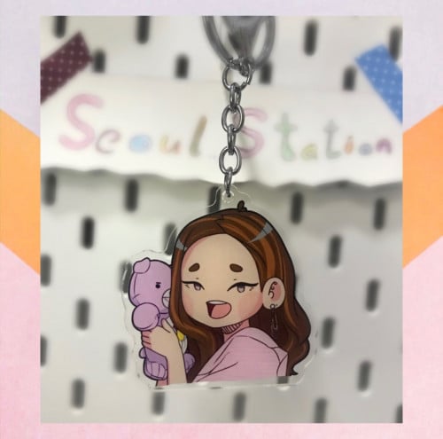 ميدالية جيني من بلاكبينك BlackPink Jennie Keychain