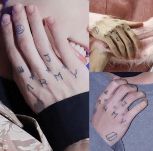 تاتو جونقكوك من بتس BTS JK Tattoo