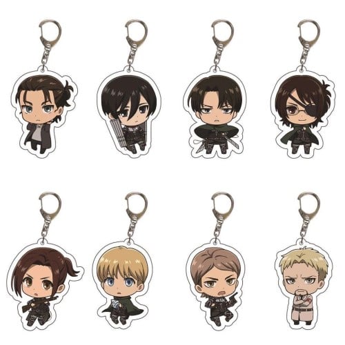 ميداليات هجوم العمالقة Attack on titans Keychains