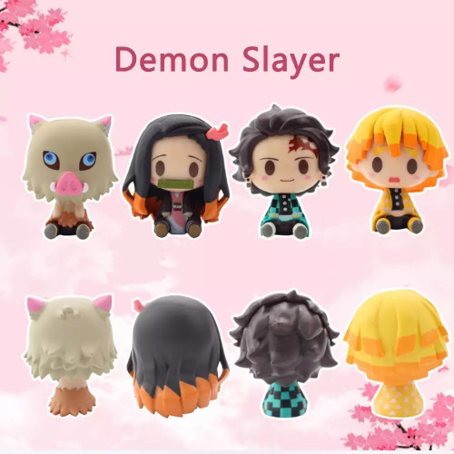 مجسمات تشيبي قاتل الشياطين Demon Slayer Mini Figur...