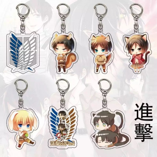 ميداليات هجوم العمالقة Attack On Titan Keychain