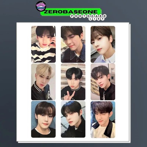 فوتوكارد زيرو بيس ون ZB1 Photocard