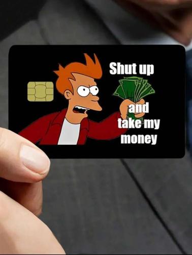 ستيكر بطاقة صراف Credit Card Sticker