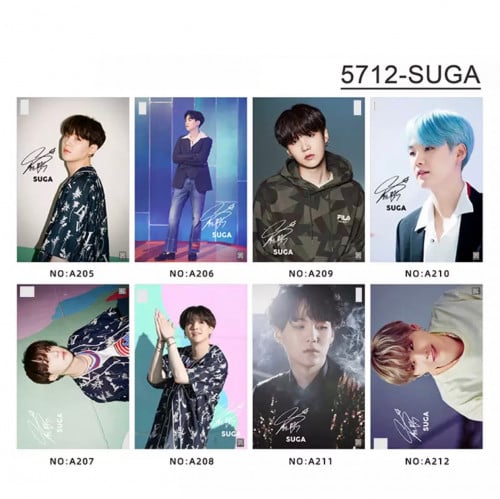 بوسترات شوقا من بتس BTS SUGA Posters