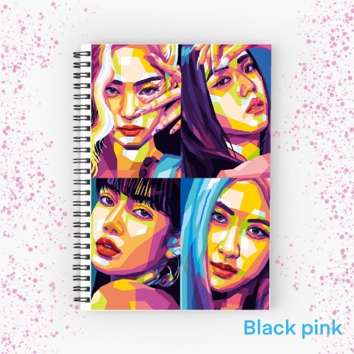 دفتر فرقة بلاكبينك BlackPink NoteBook