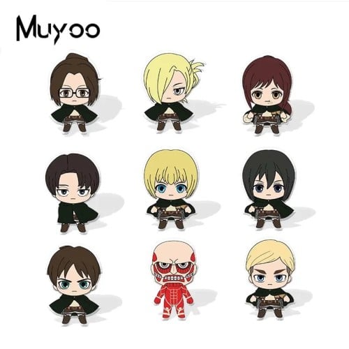 بروشات هجوم العمالقة Attack on titans Brooches