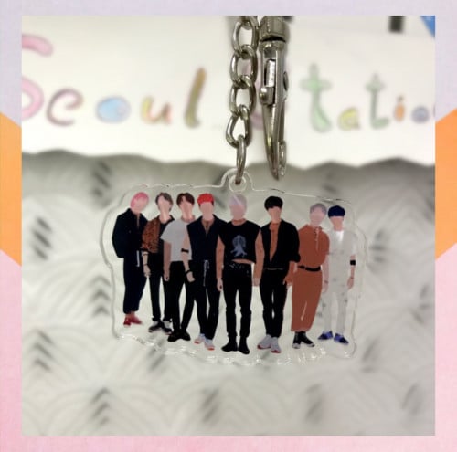 ميدالية ستراي كيدز Stray Kids Keychain