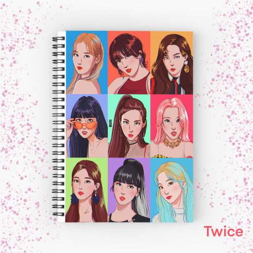 دفتر فرقة توايس TWICE NoteBook
