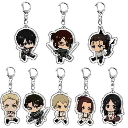 ميداليات هجوم العمالقة Attack on titans Keychains