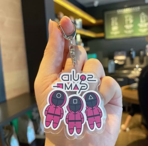 ميدالية لعبة الحبار Squid Game Keychains