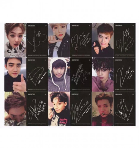 فوتوكارد اكسو جودة عالية EXO OT9 Photocard