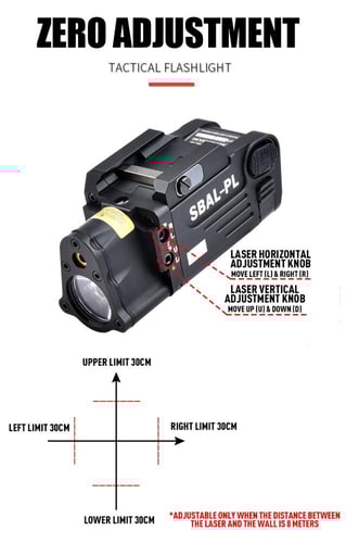 كشاف بكاتيني مع ليزر SBAL-PL 400 Lumens