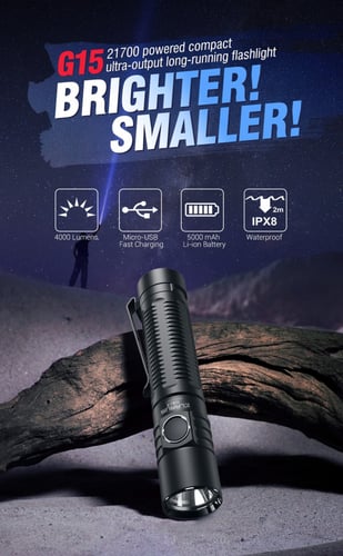 كشاف يدوي كلاروس klarus G15