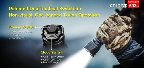 كشاف يدوي كلاروس klarus XT12 GT