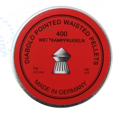 رصاص H&N مدبب عيار 4.5/400 وزن 7.5 جرين