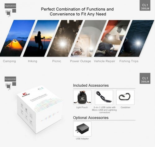 كشاف لمبة كلاروس klarus GL1