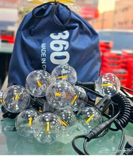 عقد لمبات 360 طول 10 متر على الولاعة
