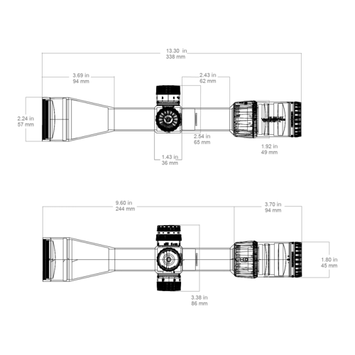 ناظور فيكتور تورون (توريس سابقاً) Tauron 2-16x50 H...