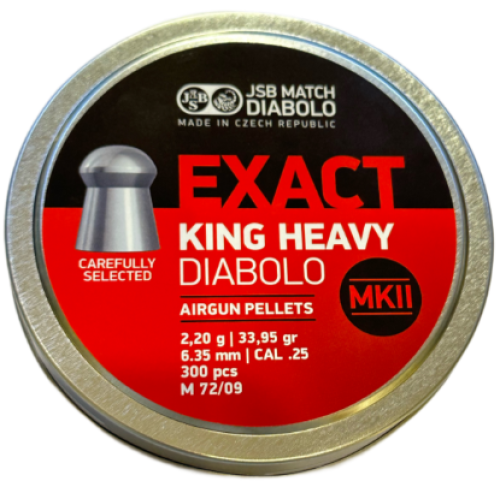 رصاص JSB اكزاكت MKII عيار 6.35 وزن 33 جرين