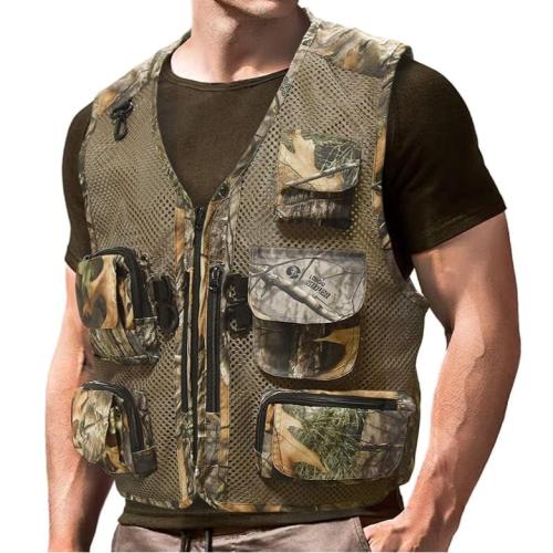 فيست صدرية صيد مموه سحاب