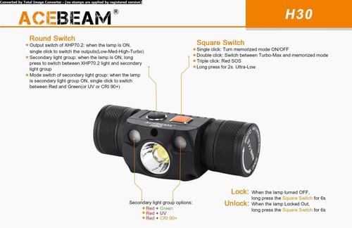 كشاف يدوي Acebeam H30