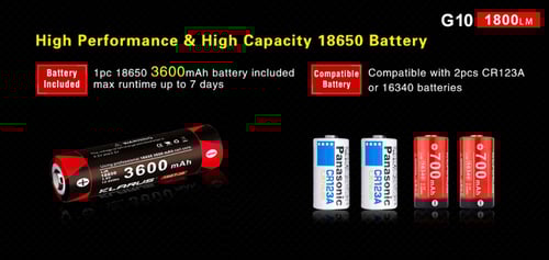 كشاف يدوي كلاروس klarus G10