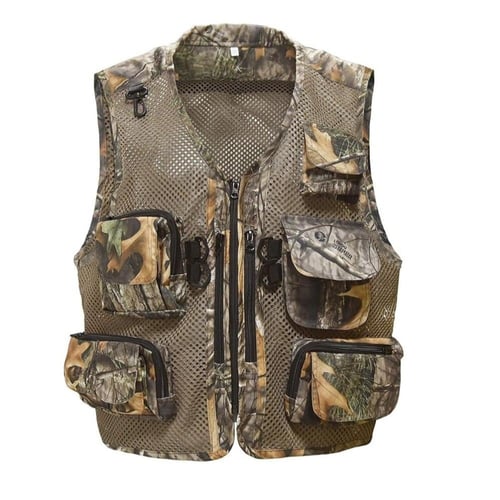 فيست صدرية صيد مموه سحاب